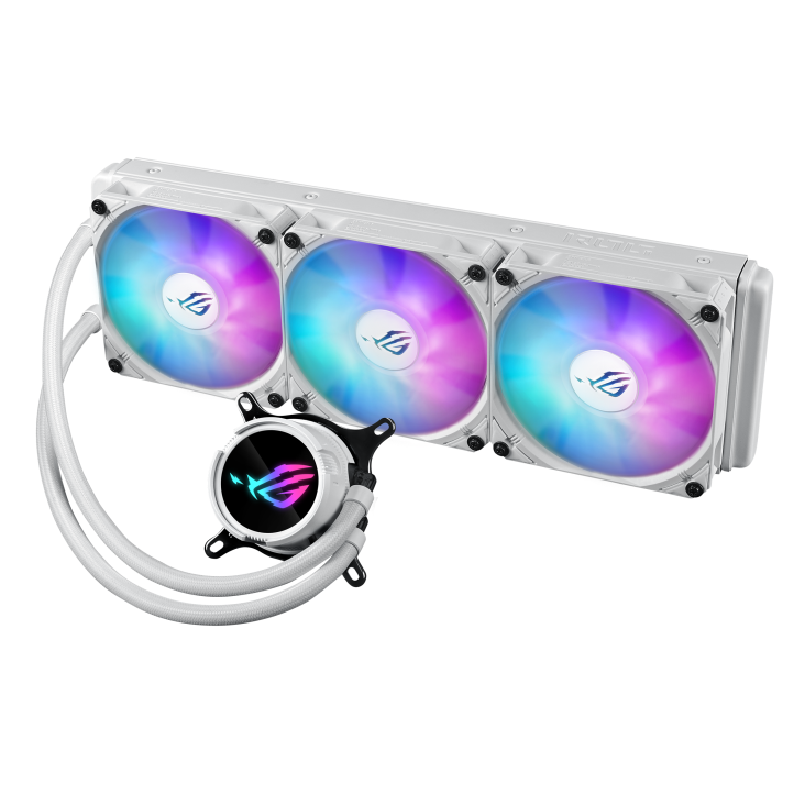 ASUS ROG Strix LC III 360 ARGB CPU Liquid Cooling, 360mm Radiator, 3x ROG STRIX AF-12S ARGB 120mm Fans White ASUS ROG Strix LC III 360 ARGB CPU Liquid Cooling, 360mm Radiator, 3x ROG STRIX AF-12S ARGB 120mm Fans White